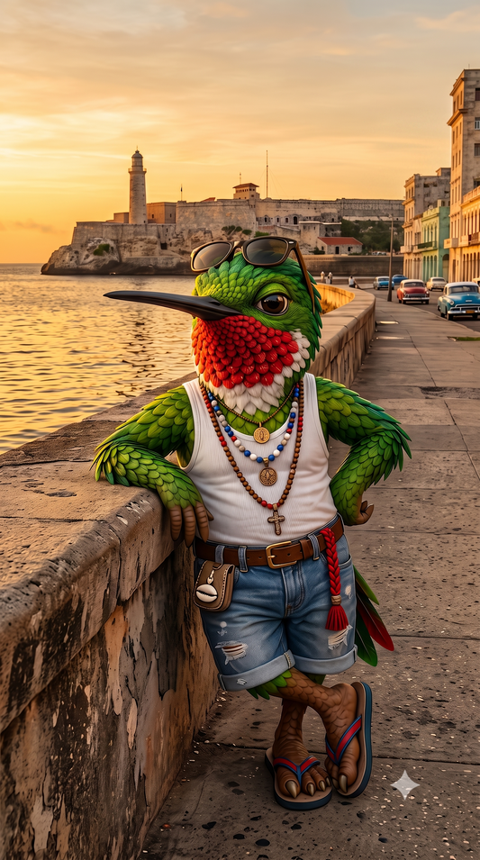 La Familia de Zunzunes de El Guasabeo — Personajes de la Cultura Cubana.