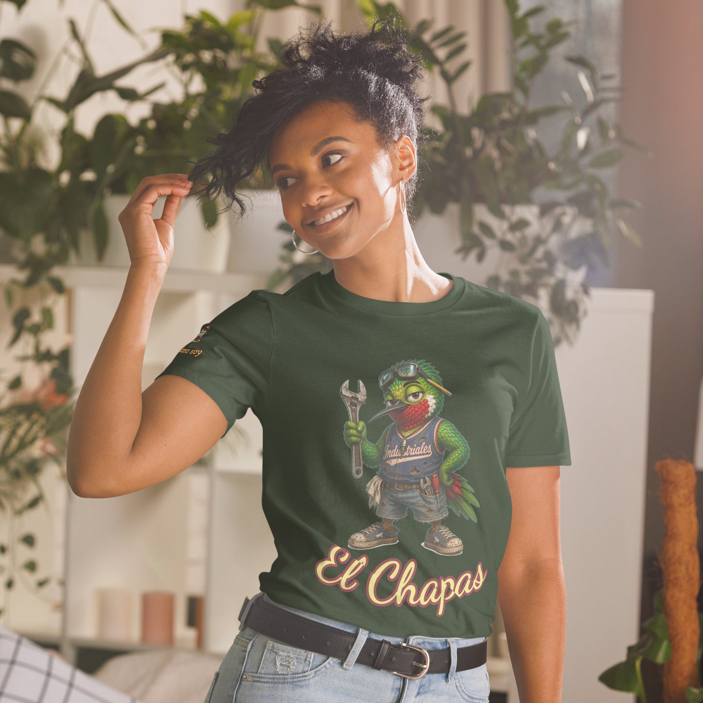 Camiseta cubana unisex manga corta El Chapas cultura cubana El Guasabeo